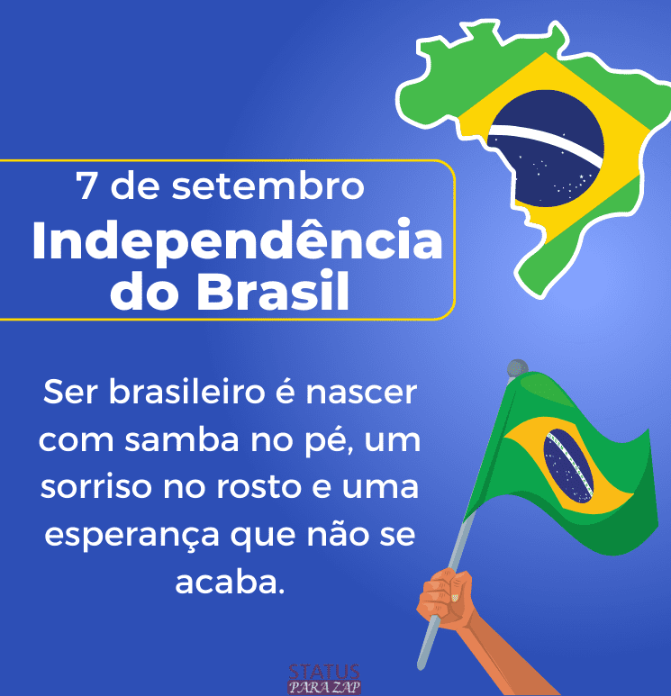 Ser brasileiro é nascer com samba no pé