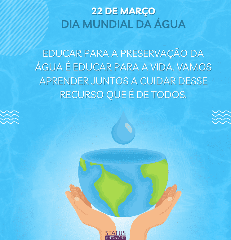 22 de Março Dia Mundial da Água