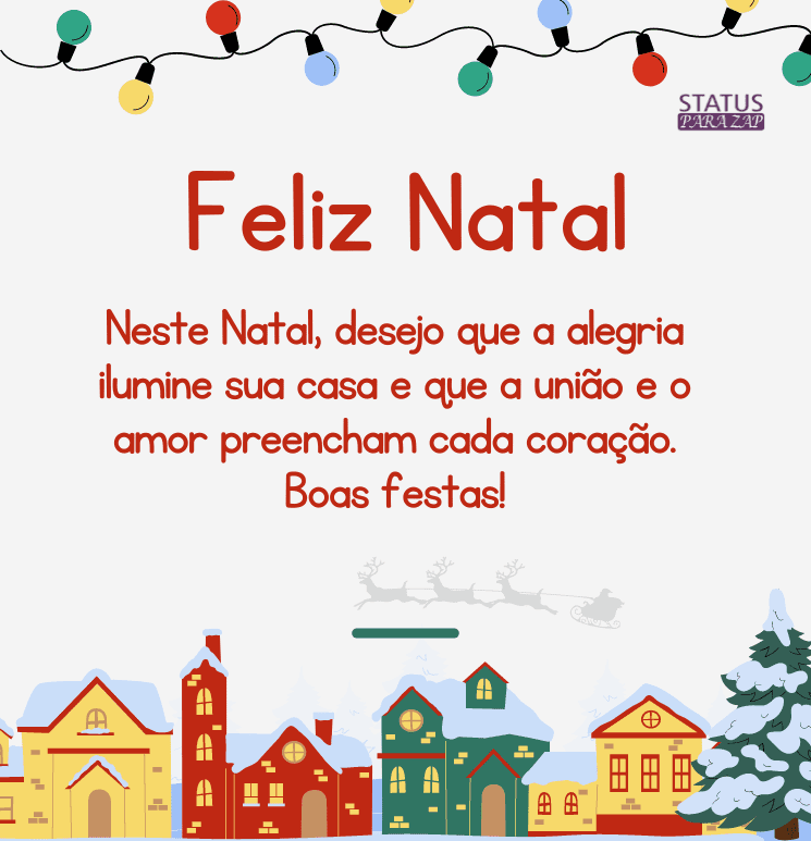 Mensagem de Natal curta