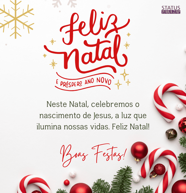 Mensagem de natal jesus