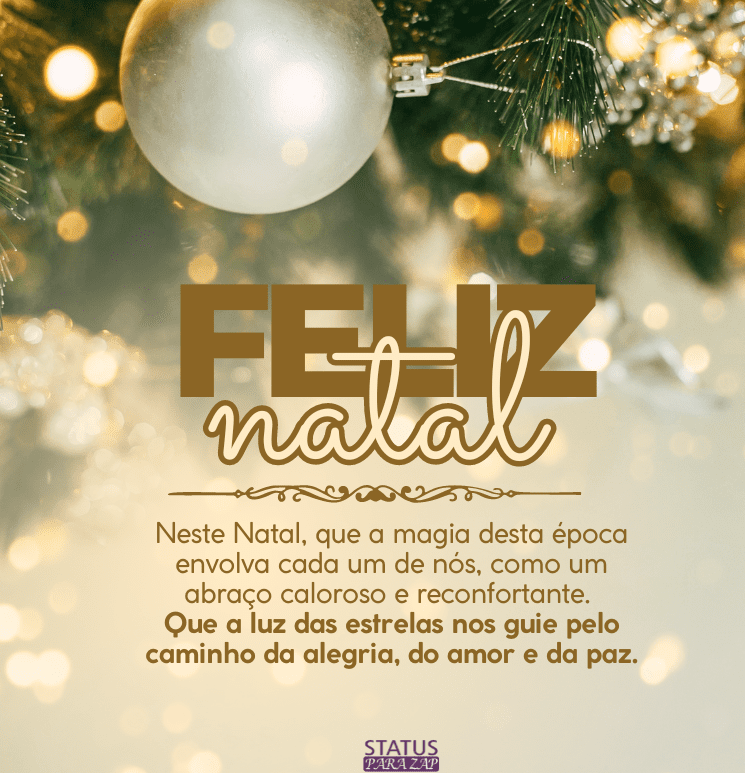 Mensagem linda de natal