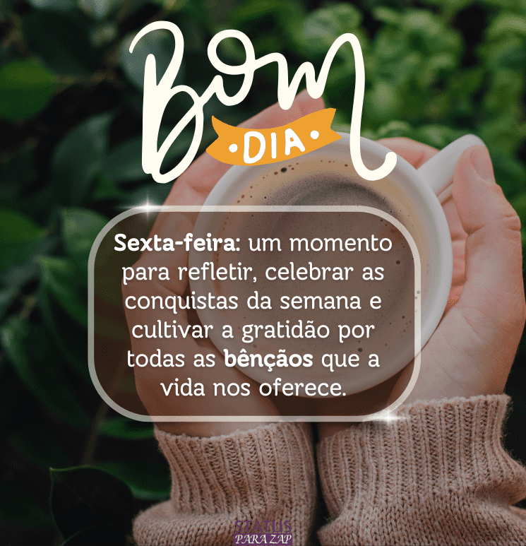 Frase de sexta-feira gratidão