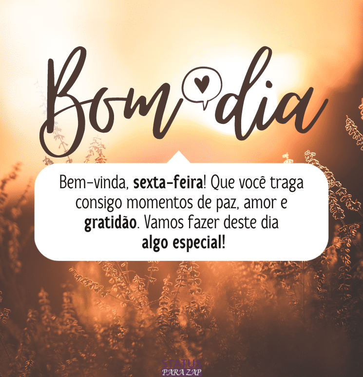 Frase de sexta feira para status