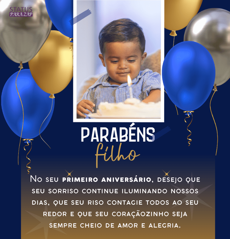 Aniversário de 1 ano mensagem