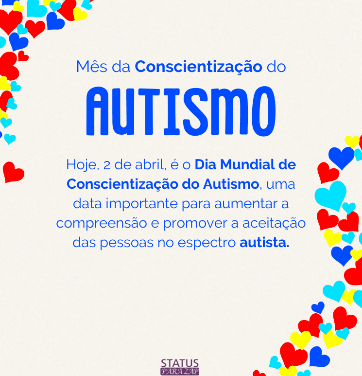 Dia do autismo 2024